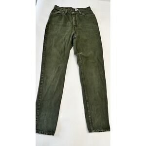 VTG Levi's 512‎ Jeans Womens 11 W27 Olive Green Tapered Leg High Rise Denim 90s